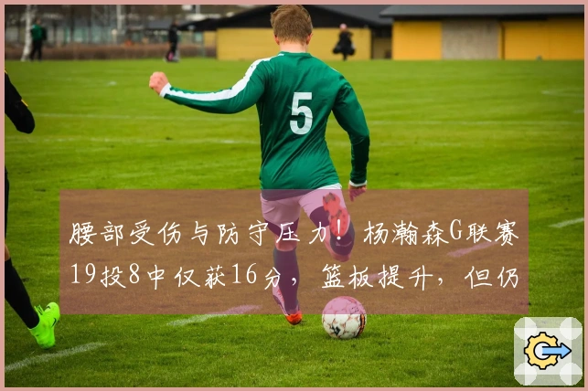 腰部受伤与防守压力！杨瀚森G联赛19投8中仅获16分，篮板提升，但仍需反思